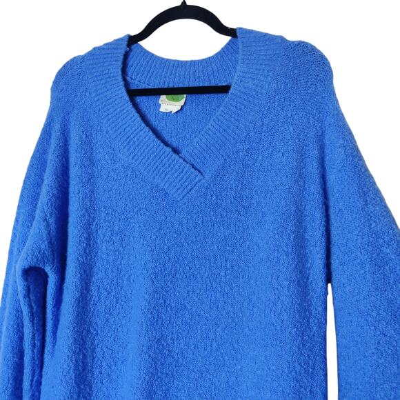 By Anthropologie Clayton Merino Alpaca Wool V Neck Oversized Sweater Medium - Picture 6 of 13